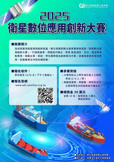 2025衛星數位應用創新大賽
